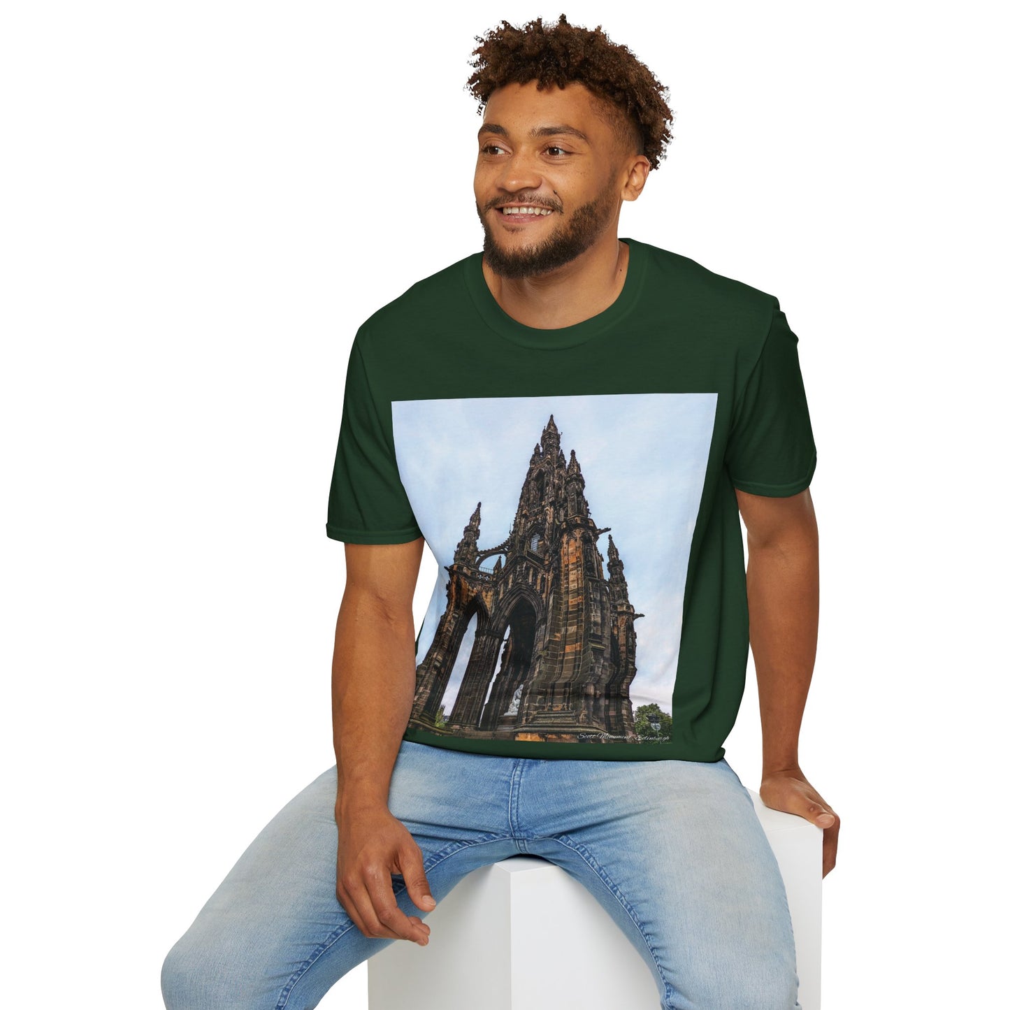 Scott Monument Photo Softstyle T-Shirt, Unisex Tee, Various Colours