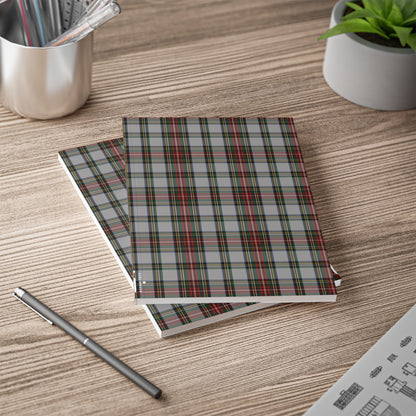 Scottish Tartan Softcover A5 Notebook - Stewart Dress