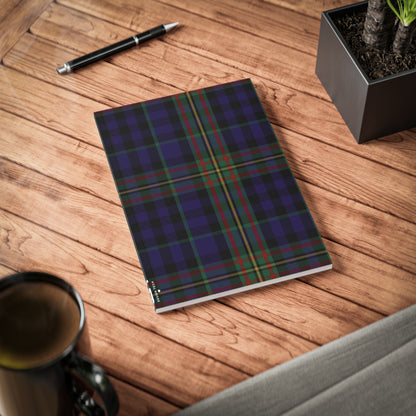 Scottish Tartan Softcover A5 Notebook - MacLennan