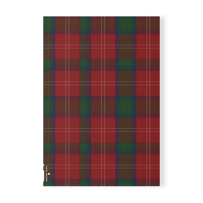 Scottish Tartan Softcover A5 Notebook - Chisholm