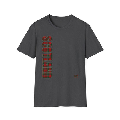 Tartan Scotland Lettrage Softstyle T-shirt unisexe, MacGregor Tartan Tee 