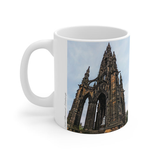 Scott Monument Photo Mug, Coffee Cup, Tea Cup, Scotland, White