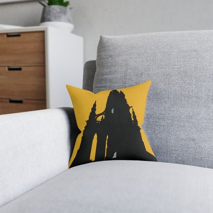 Coussins carrés Scotland Art Silhouette : différentes tailles