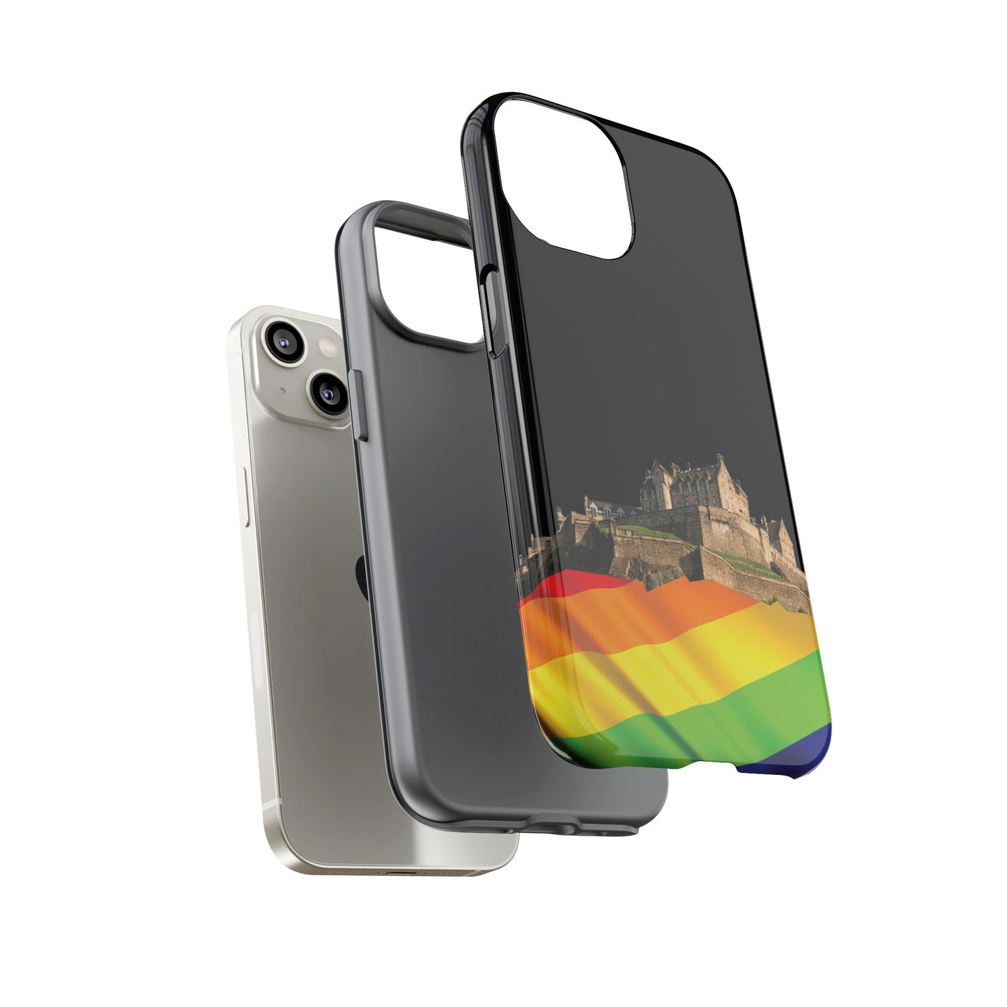 Edinburgh Castle Pride Rockface Phone Case - Flag, Various