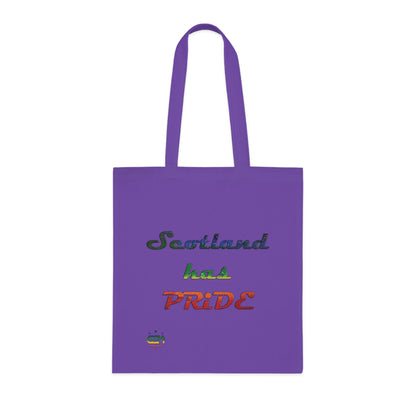 Scotland Pride Rain Clan Map Cotton Tote Bag