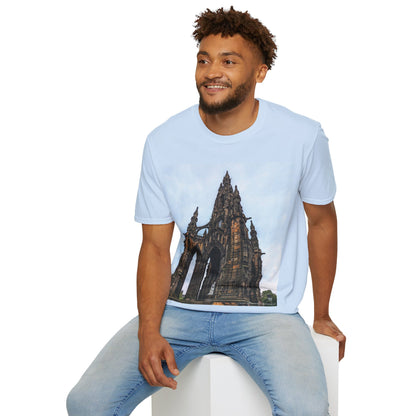 Scott Monument Photo Softstyle T-Shirt, Unisex Tee, Various Colours