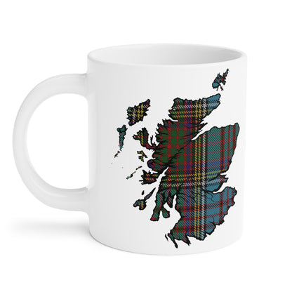 Tasse de carte de tartan d’Écosse - Anderson Tartan, différentes tailles 