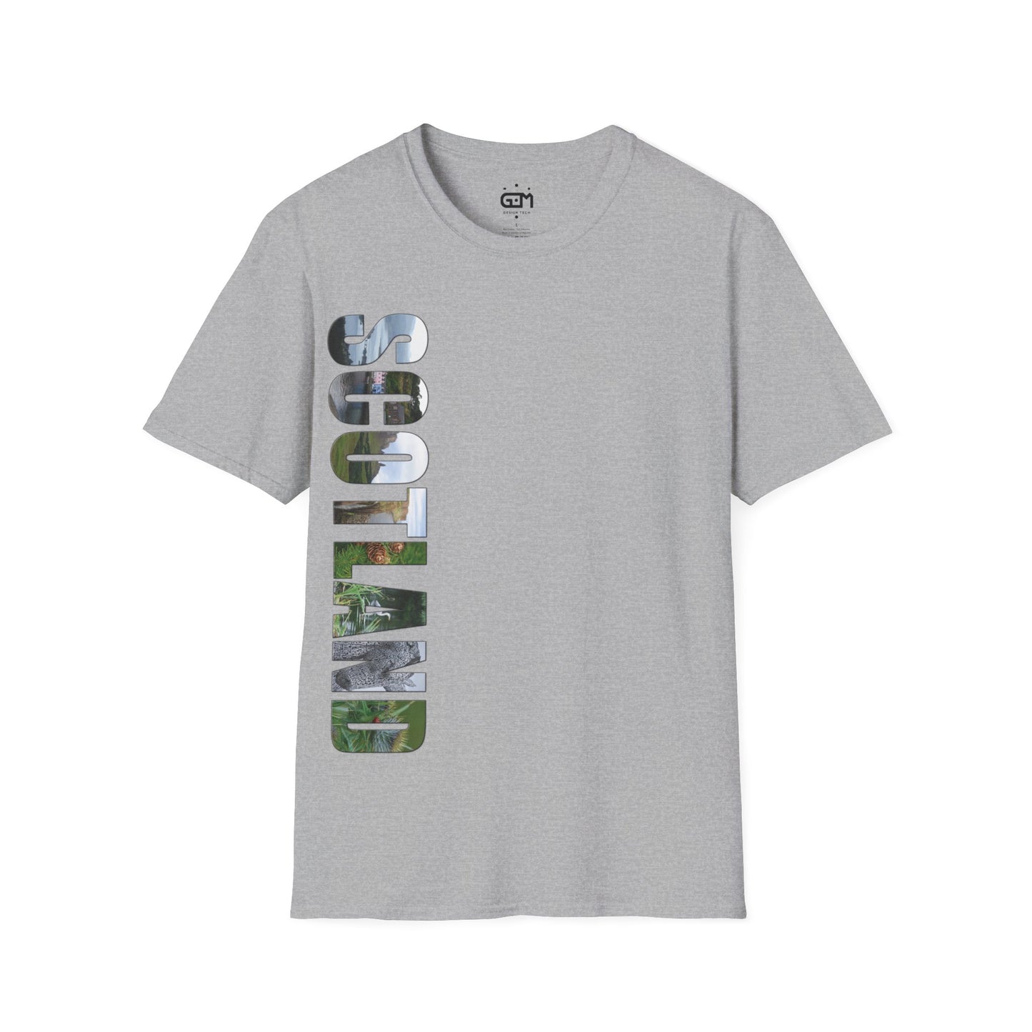 Scotland Photo Softstyle T-Shirt, Unisex Tee, Scotland Shirt, Scottish Landmark, Nature, Scenery, Various Colours