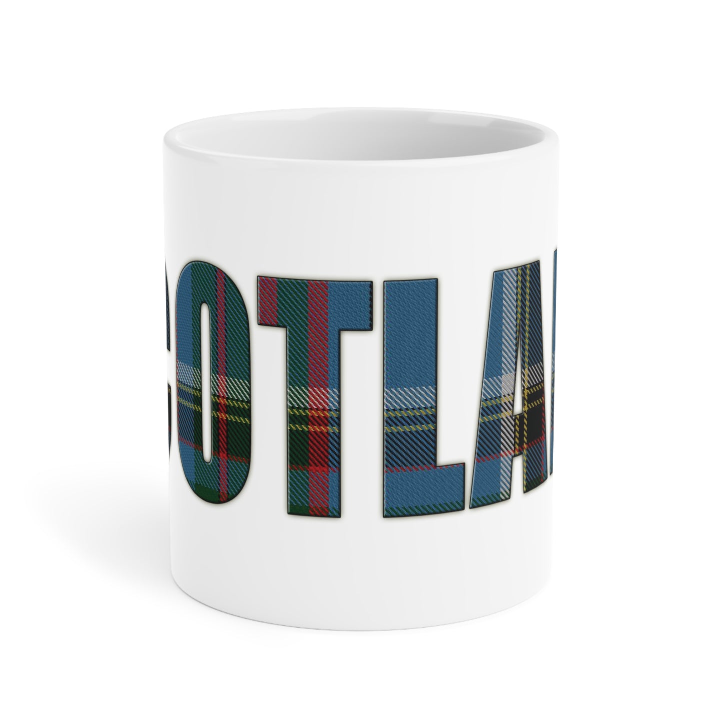 Scotland Tartan Mug - Anderson Old Tartan, Various Sizes