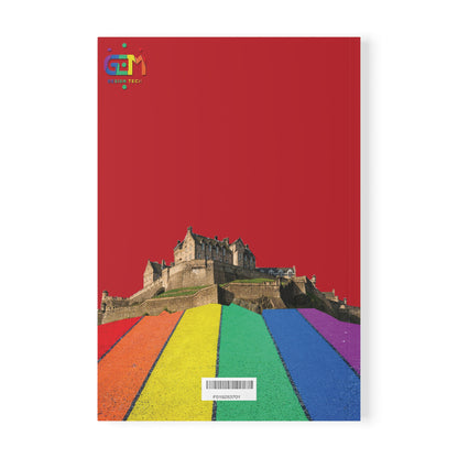 Edinburgh Castle Pride Road Rockface Softcover Notebook, A5