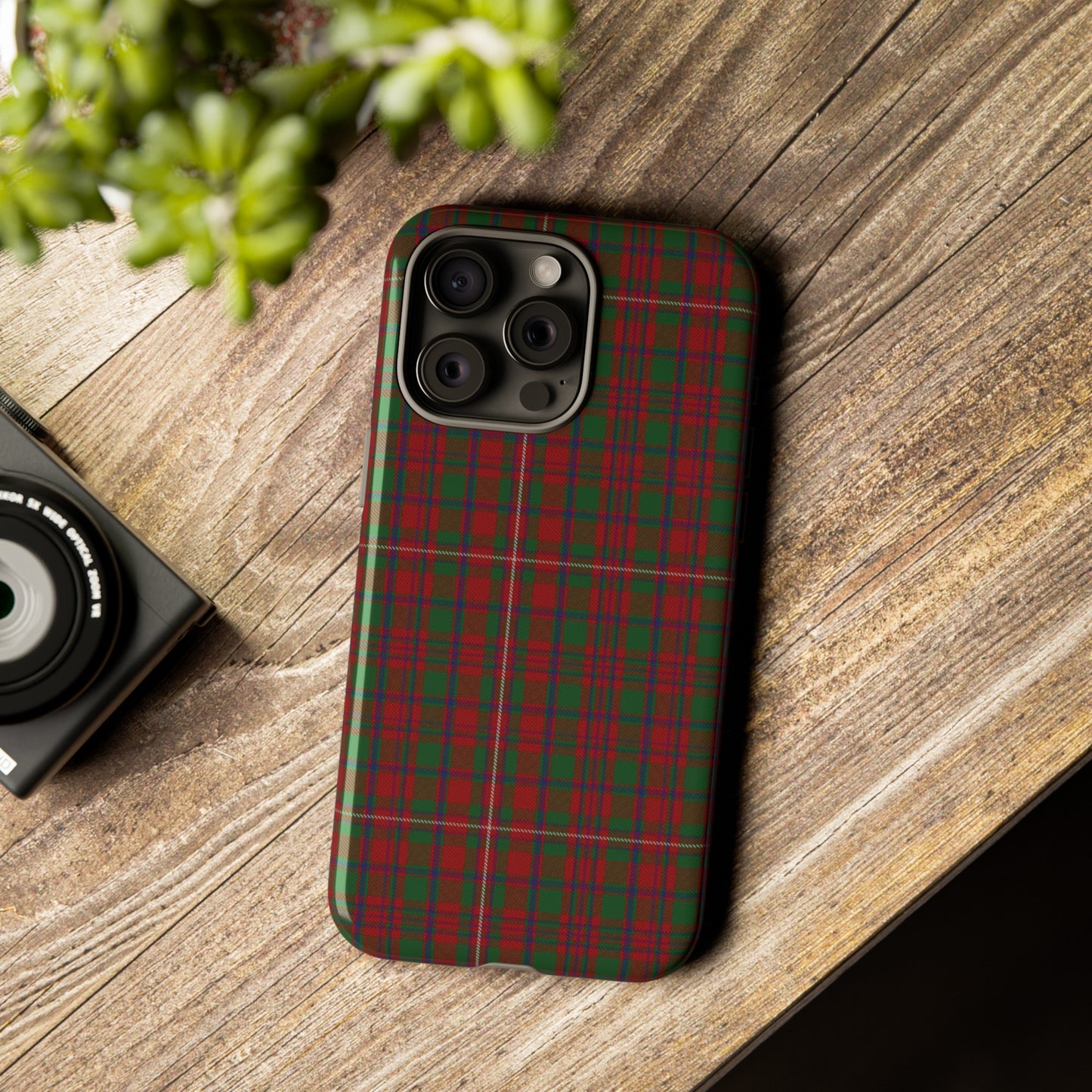 Étui de téléphone à motif tartan écossais - MacKinnon, divers