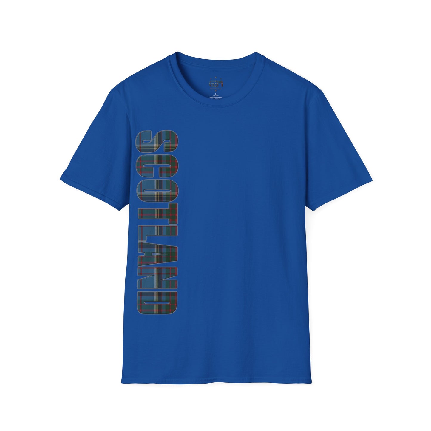 Scotland Lettering Anderson Old Tartan Softstyle T-Shirt, Unisex Tee, Various Colours