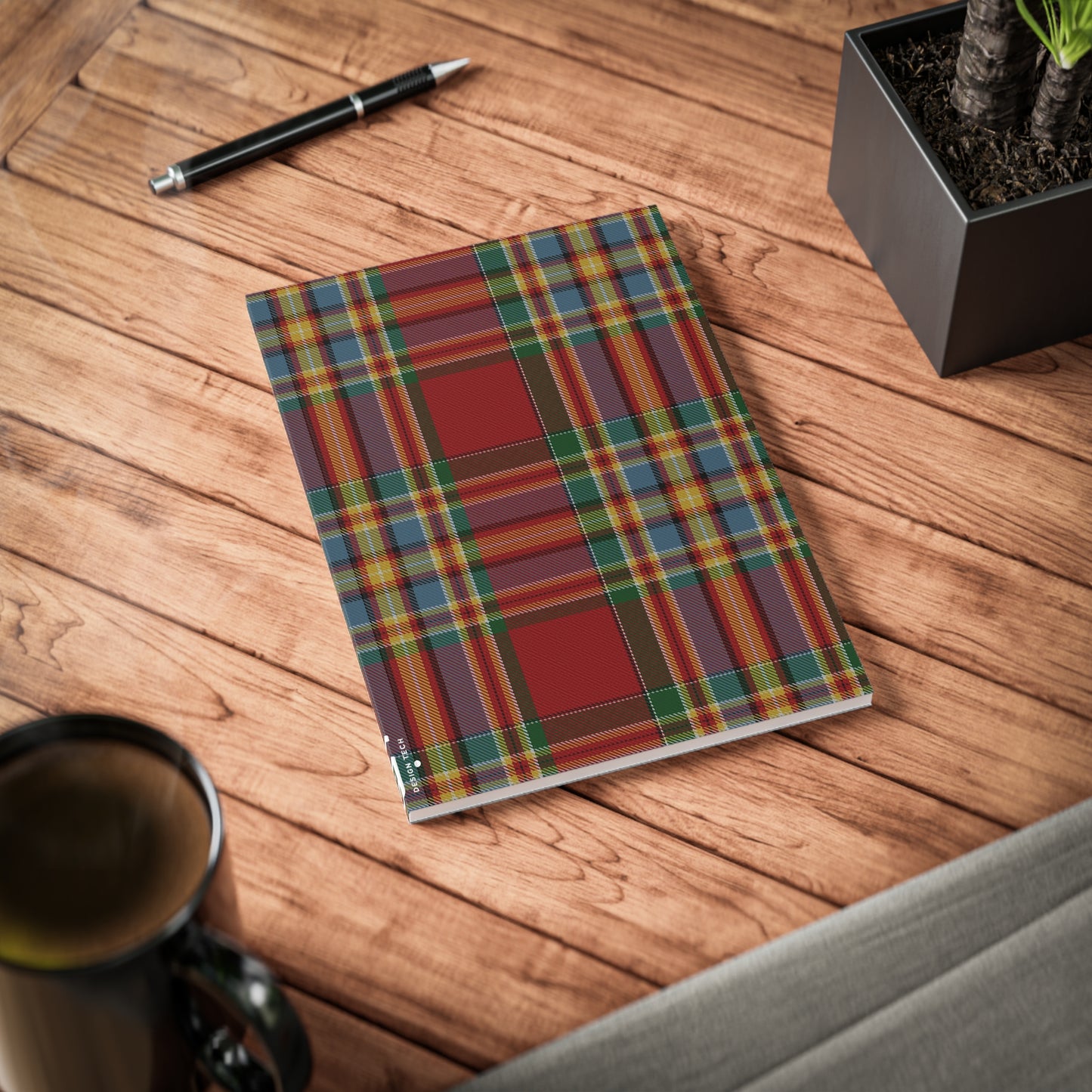 Scottish Tartan Softcover A5 Notebook - Chattan