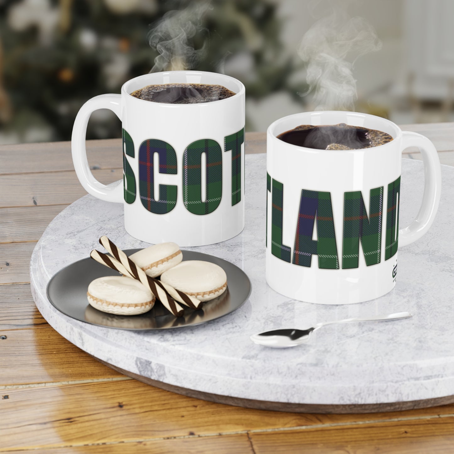 Scotland Tartan Mug - Duncan Tartan, Various Sizes