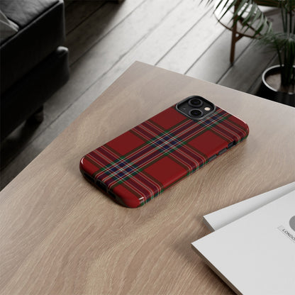 Scottish Tartan Phone Case - MacFarlane Red, Various