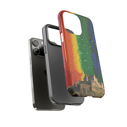 Edinburgh Castle Pride Phone Case - Rain, Various