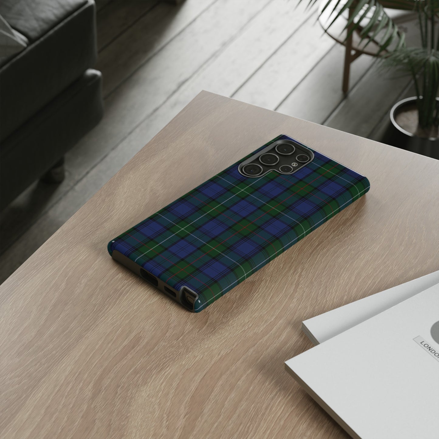 Étui de téléphone à motif tartan écossais - MacKenzie, Divers