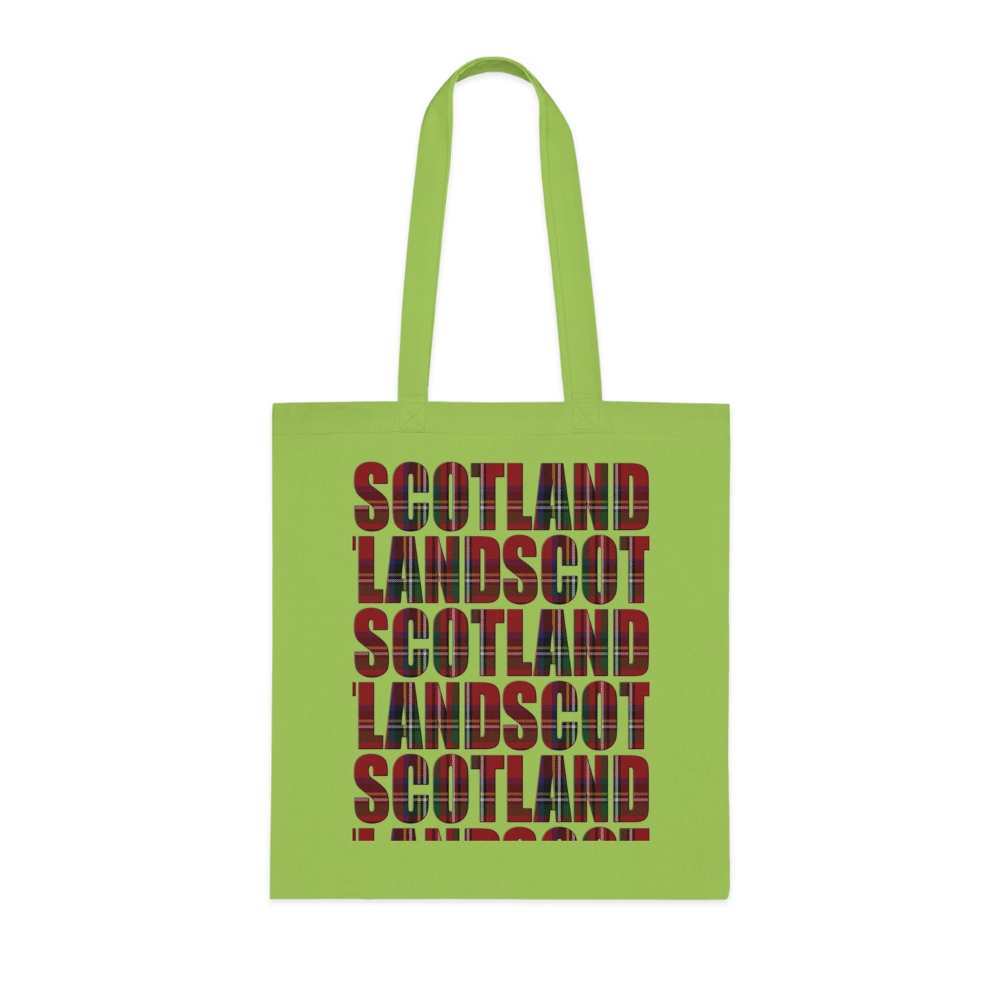 Reversible Scotland Tartan Map Cotton Tote Bag - Stewart Royal Tartan