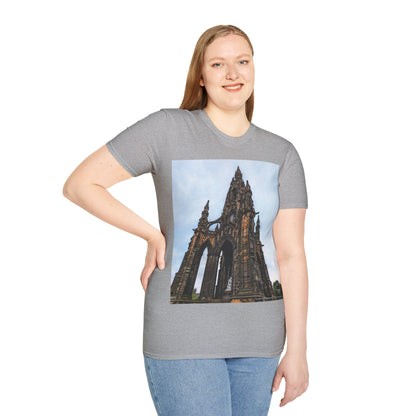 Scott Monument Photo Softstyle T-Shirt, Unisex Tee, Various Colours