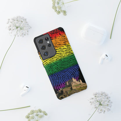 Edinburgh Castle Pride Phone Case - Fingerprint, Various