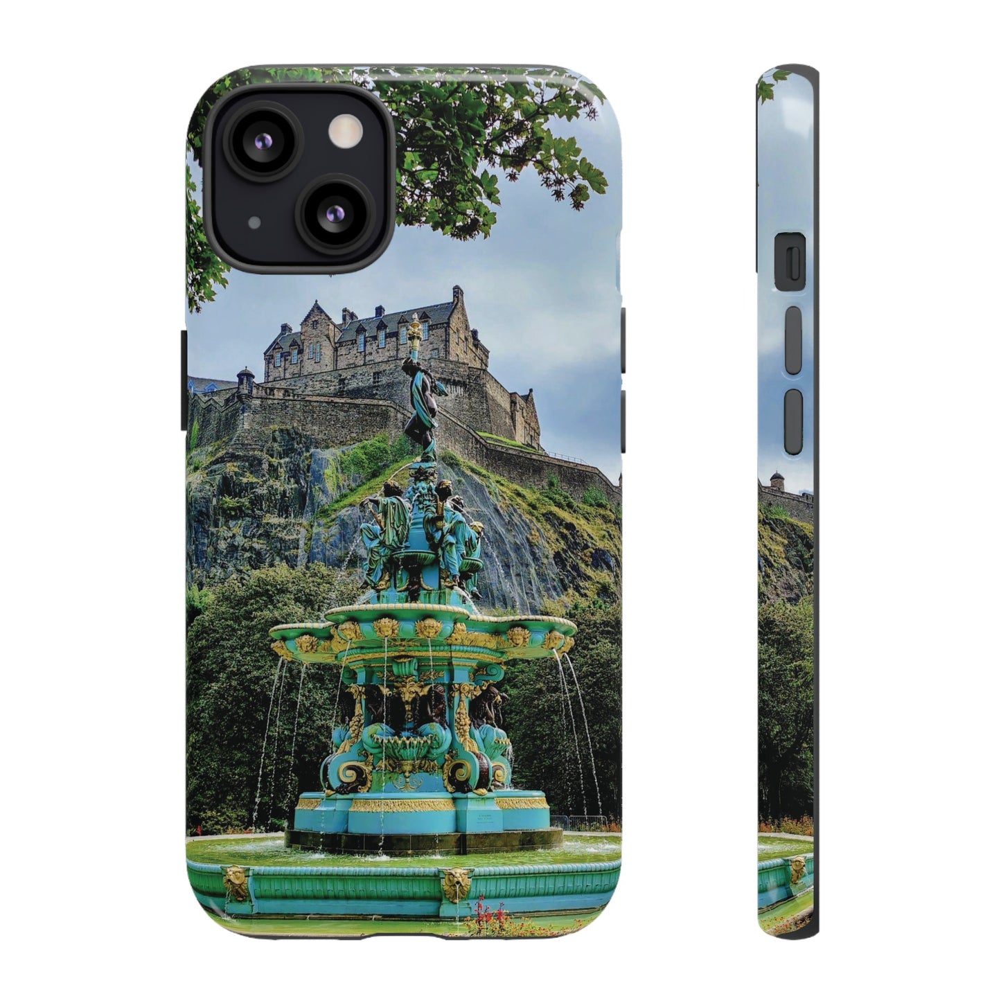 Ross Fountain & Edinburgh Castle Photo Phone Case, Scotland, Various