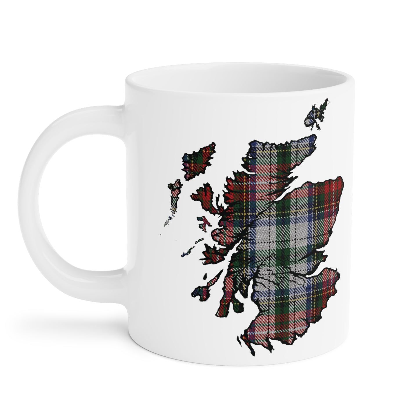 Tasse de carte de tartan d’Écosse - Stewart Tartan, différentes tailles 