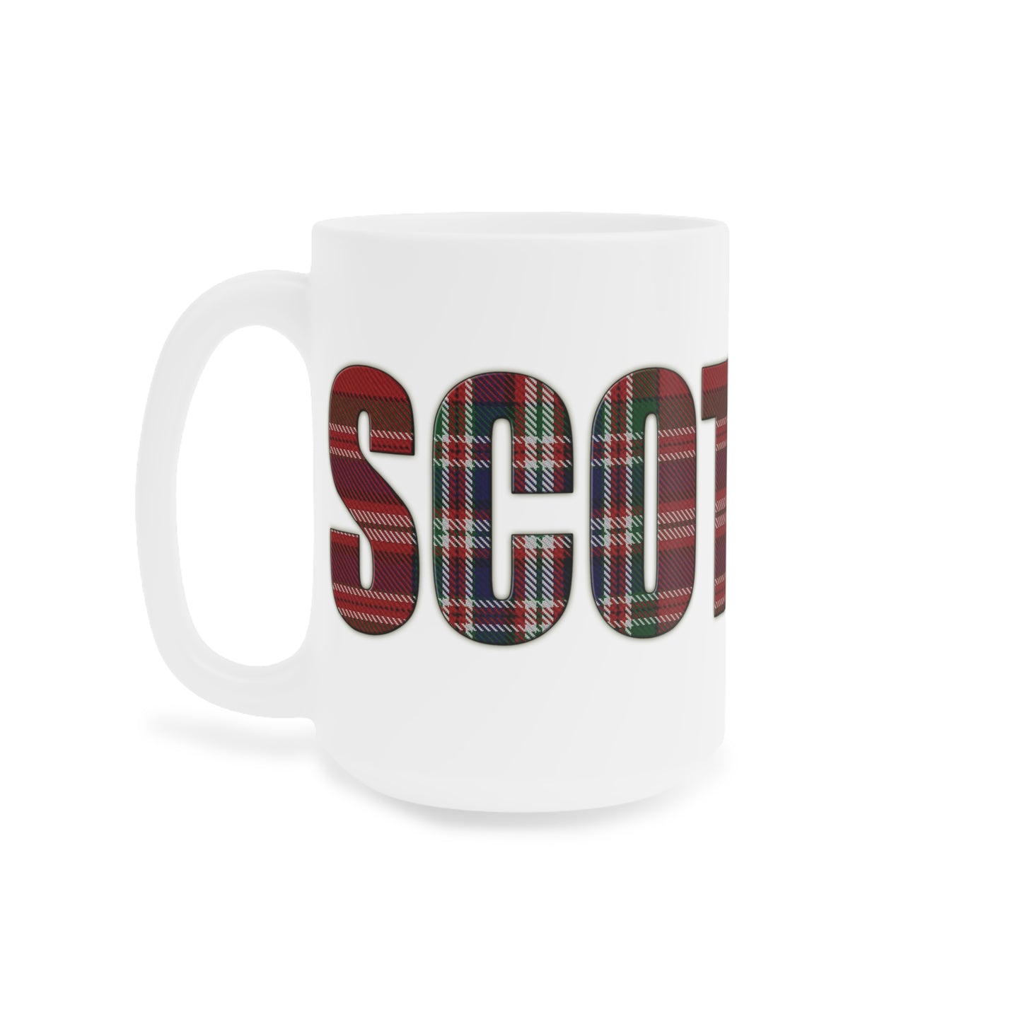 Scotland Tartan Mug - MacFarlane Tartan, Various Sizes