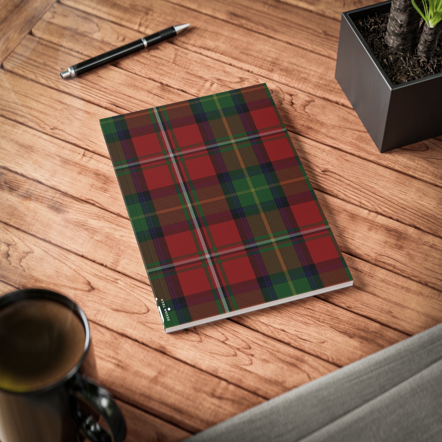 Scottish Tartan Softcover A5 Notebook - Boyd