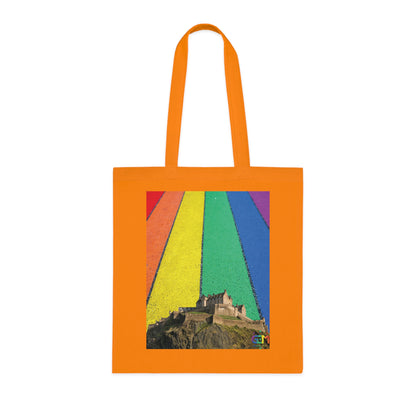 Edinburgh Castle Pride Road Sky Cotton Tote Bag