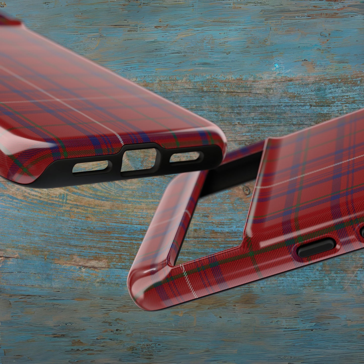 Scottish Tartan Phone Case - Rose, Various