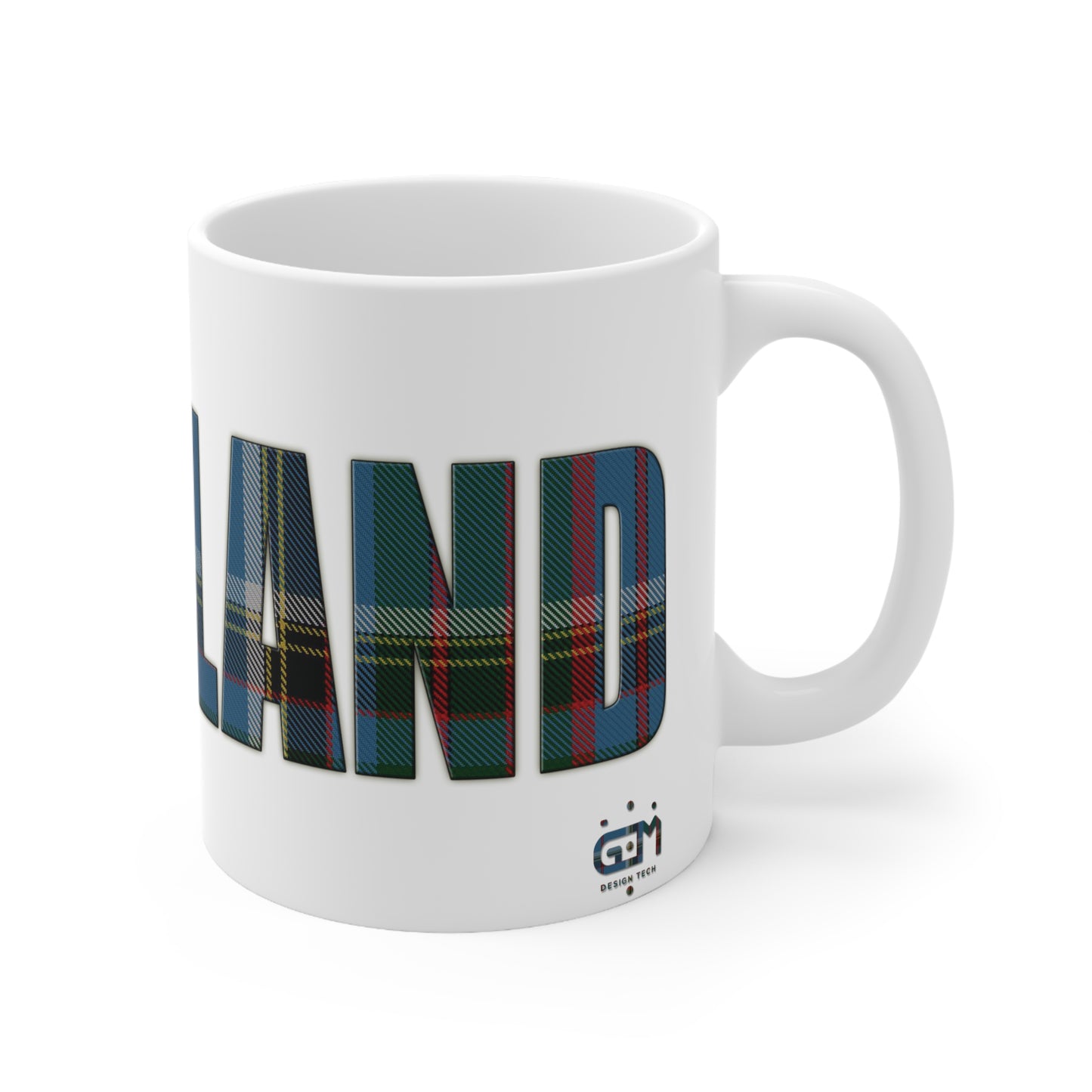 Scotland Tartan Mug - Anderson Old, Coffee Cup, Tea Cup, Scotland, White