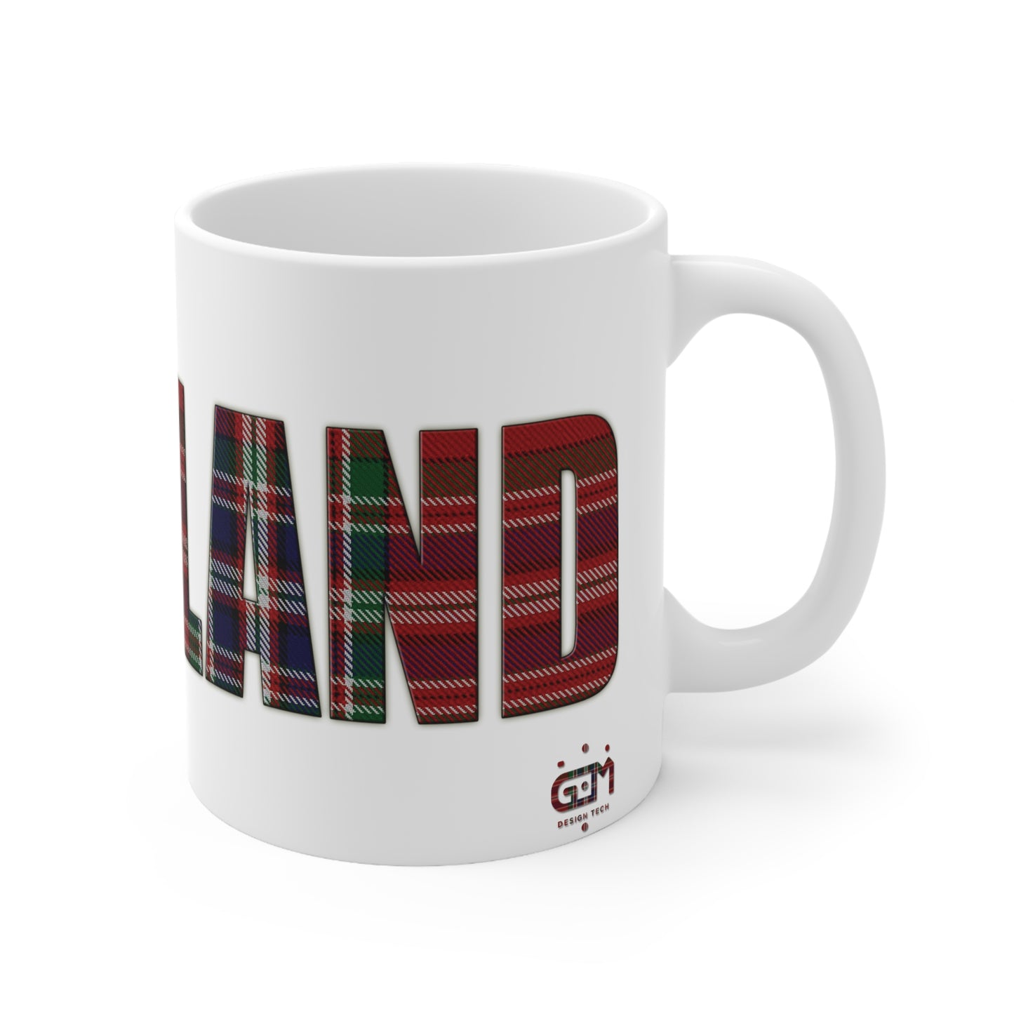 Scotland Tartan Mug - MacFarlane, Coffee Cup, Tea Cup, Scotland, White