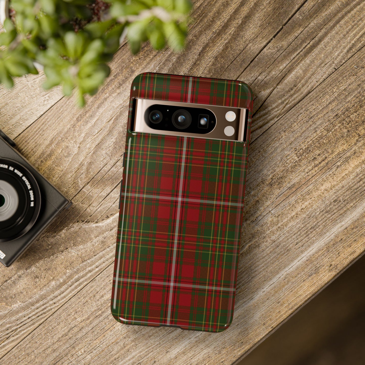 Scottish Tartan Phone Case - Hay, Various