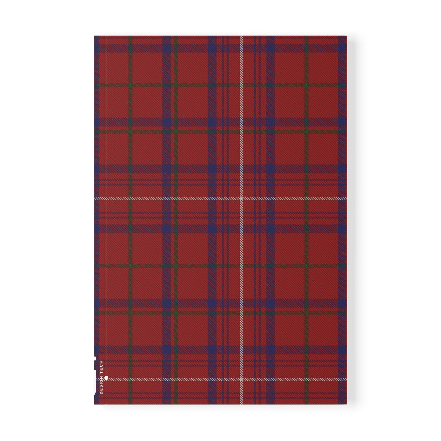 Scottish Tartan Softcover A5 Notebook - Rose