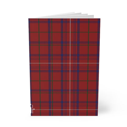 Scottish Tartan Softcover A5 Notebook - Rose