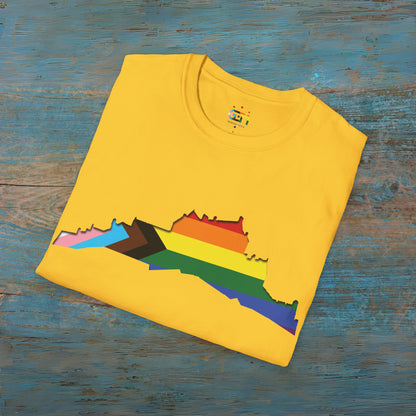 Edinburgh Castle Pride Progress Art Unisex T-Shirt