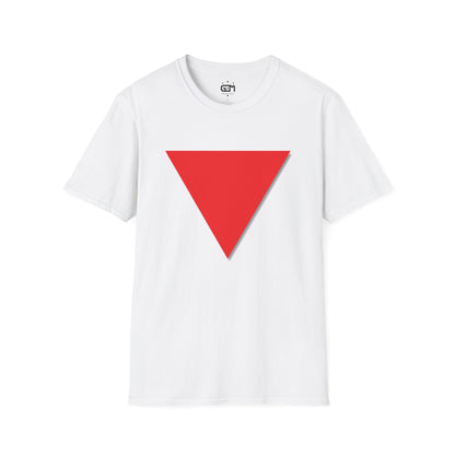 Red Triangle Softstyle Unisex T-Shirt, Various Colours