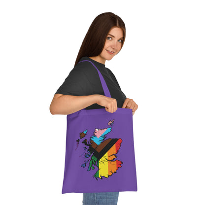 Scotland Pride Progress Map Cotton Tote Bag