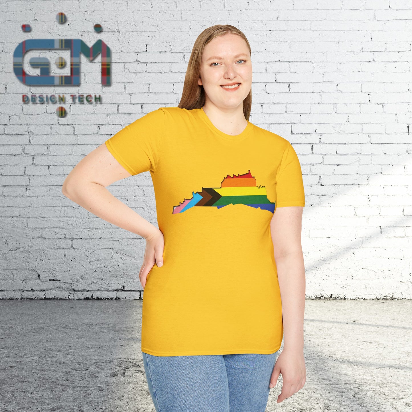 Edinburgh Castle Pride Progress Art Unisex T-Shirt