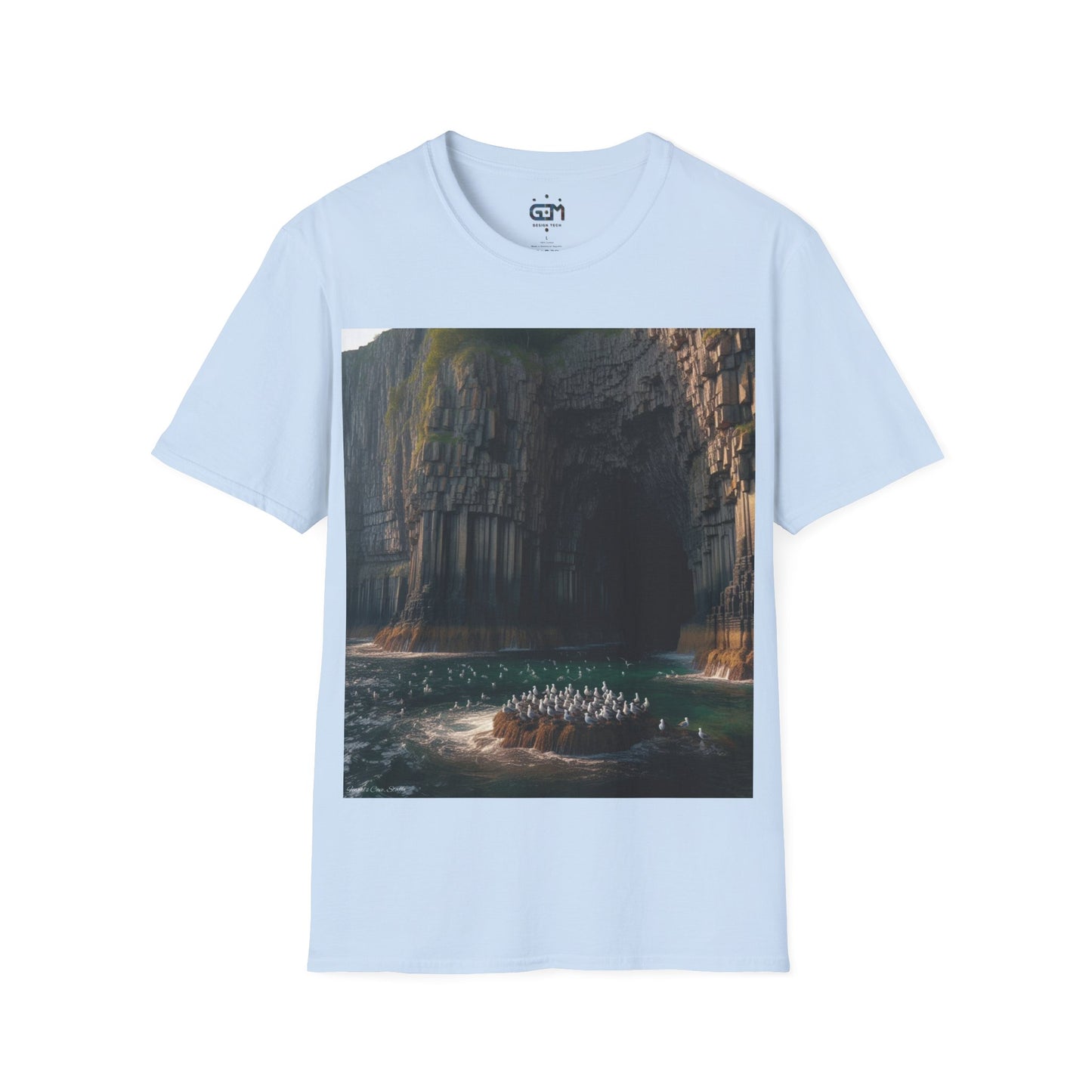 Fingal's Cave - Staffa Softstyle T-Shirt, Unisex Tee, Scottish Landmarks, Various Colours