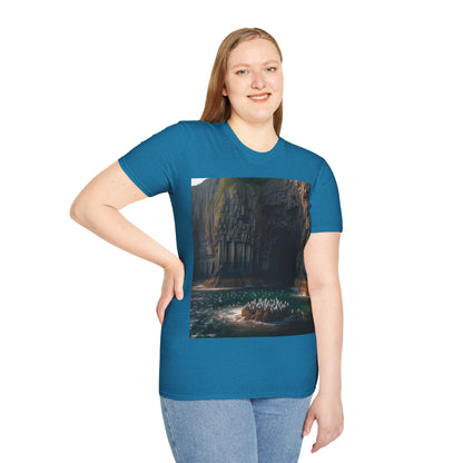 Fingal's Cave - Staffa Softstyle T-Shirt, Unisex Tee, Scottish Landmarks, Various Colours