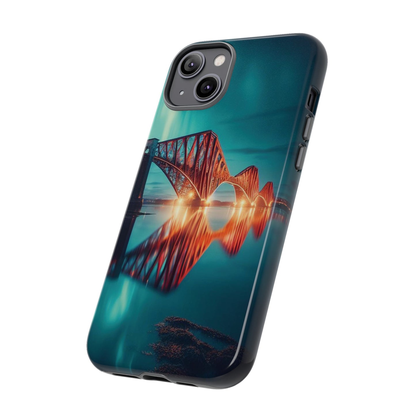 Forth Rail Bridge Art Phone Case, Scotland, Various