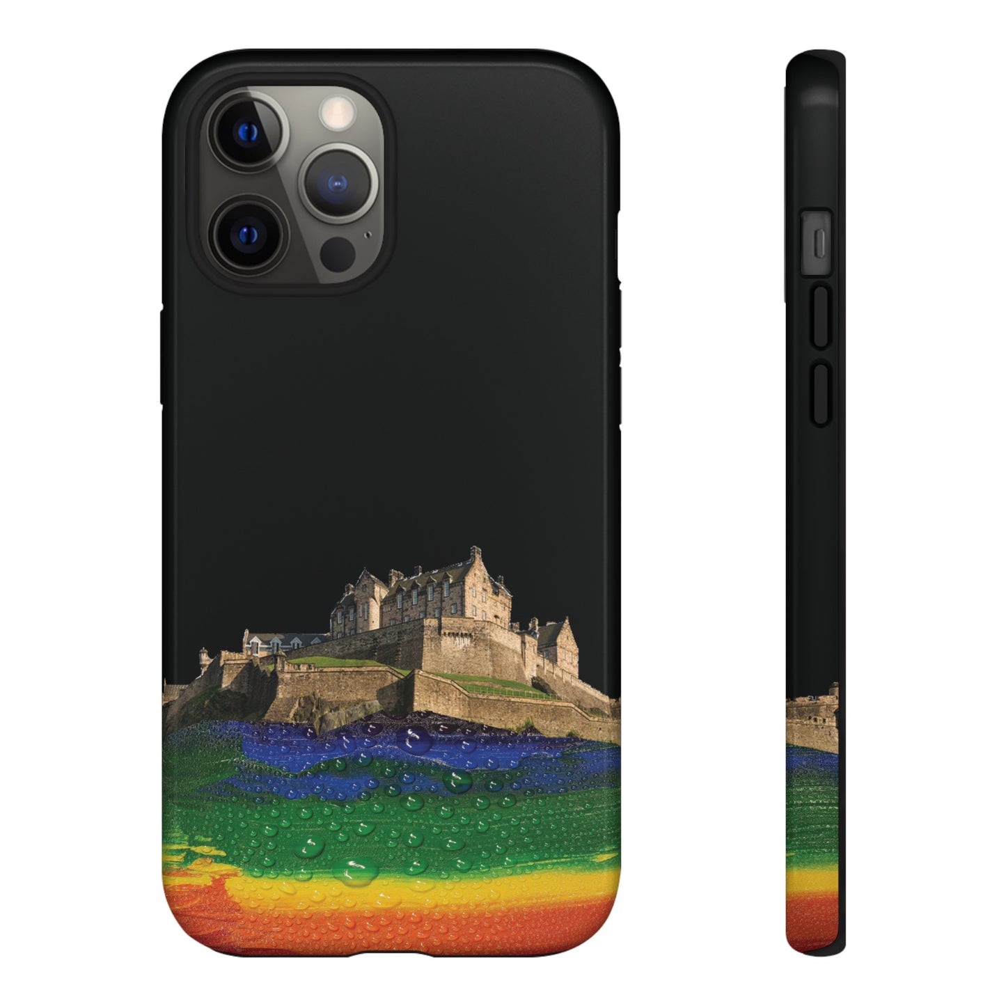 Edinburgh Castle Pride Rockface Phone Case - Rain, Various