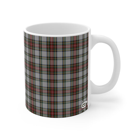 Tartan Mug - Stewart Dress Tartan, Scottish, Various Sizes