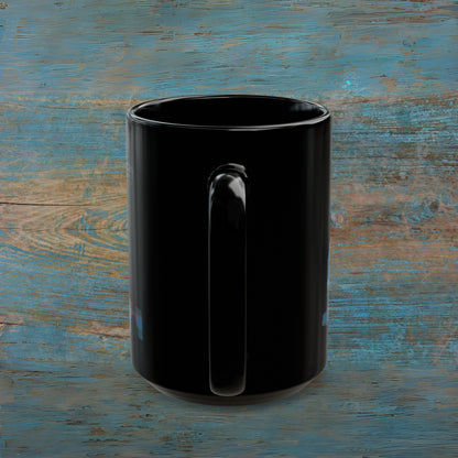 Tartan Eileen Donan Castle - Anderson Old Mug, Black