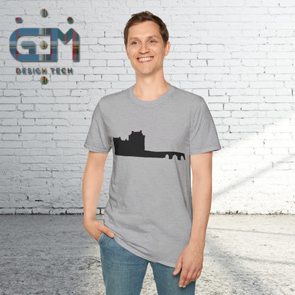 Eileen Donan Castle Silhouette Art Unisex T-Shirt