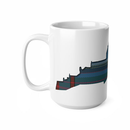 Tartan Edinburgh Castle - Anderson Old Mug, White