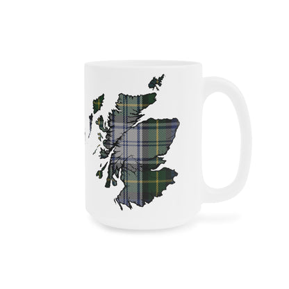 Mug carte écossaise en tartan – Gordon Dress Tartan, différentes tailles 