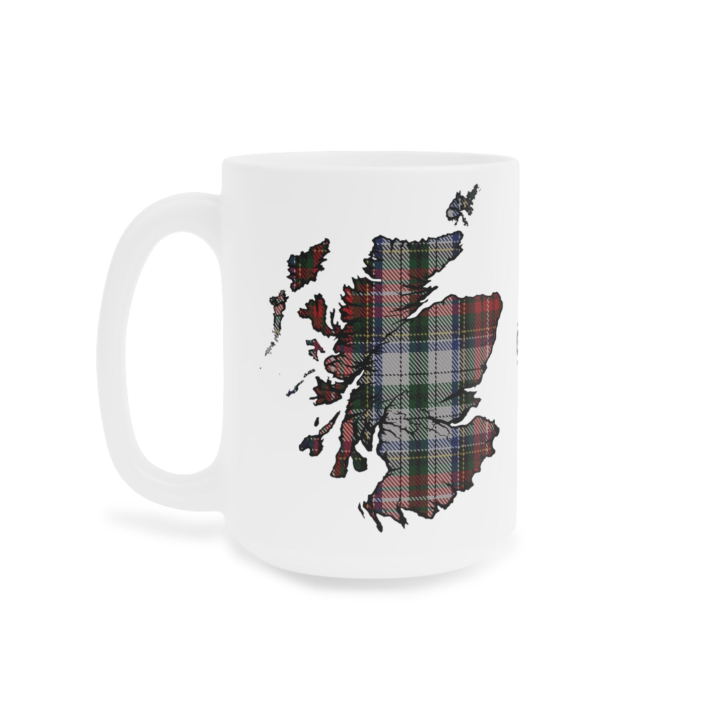 Tasse de carte de tartan d’Écosse - Stewart Tartan, différentes tailles 