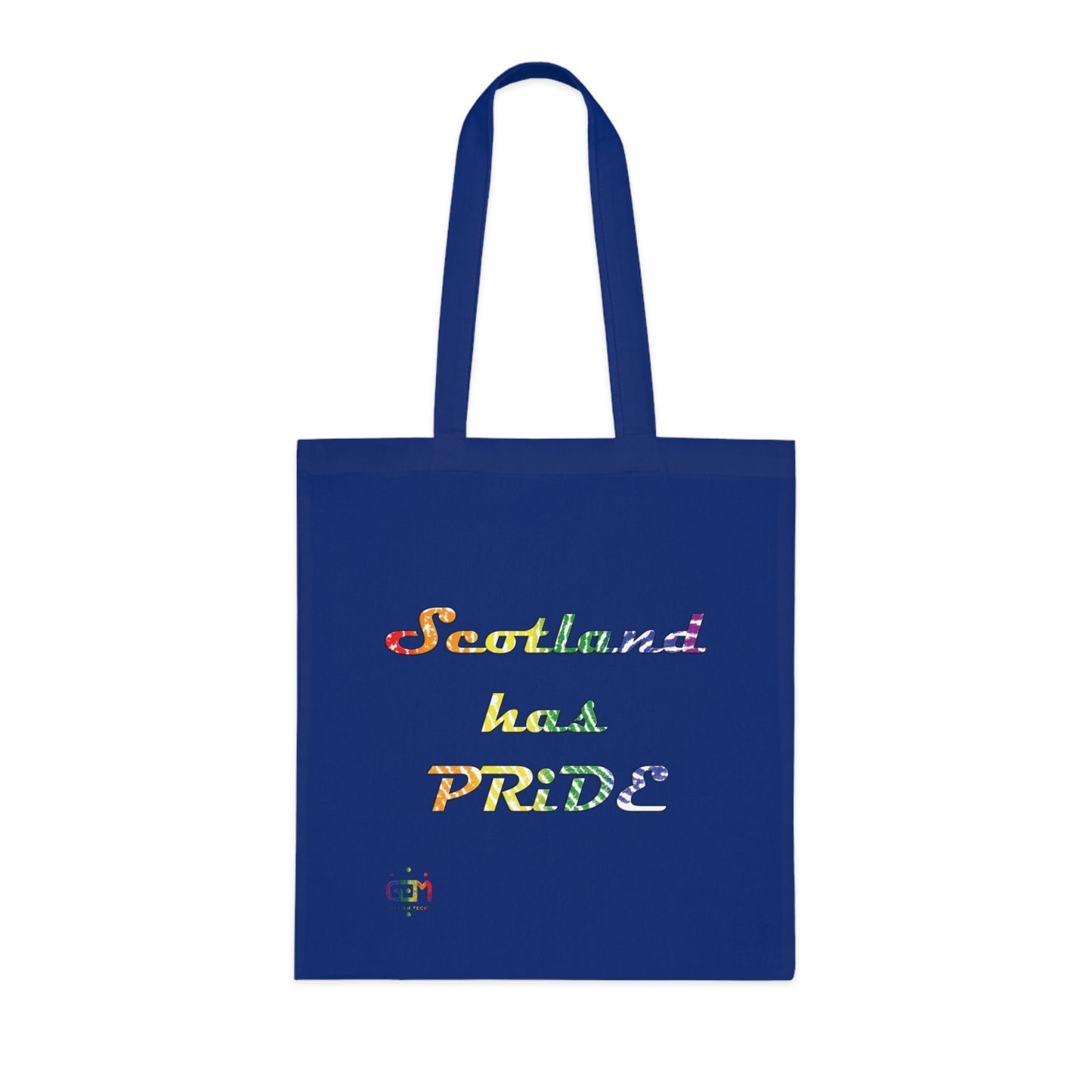 Scotland Pride Fingerprint Clan Map Cotton Tote Bag